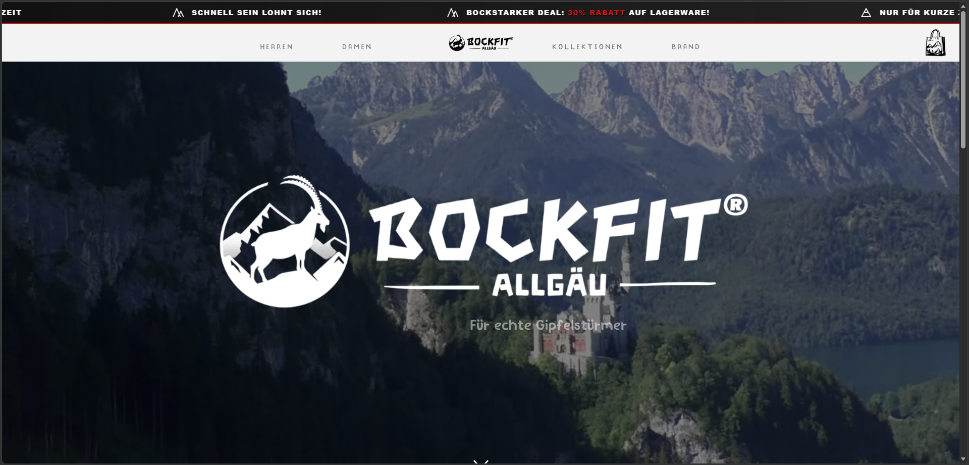 DPMA-Wortmarke "Bockfit" inkl. 10 Domains für die DACH-Region